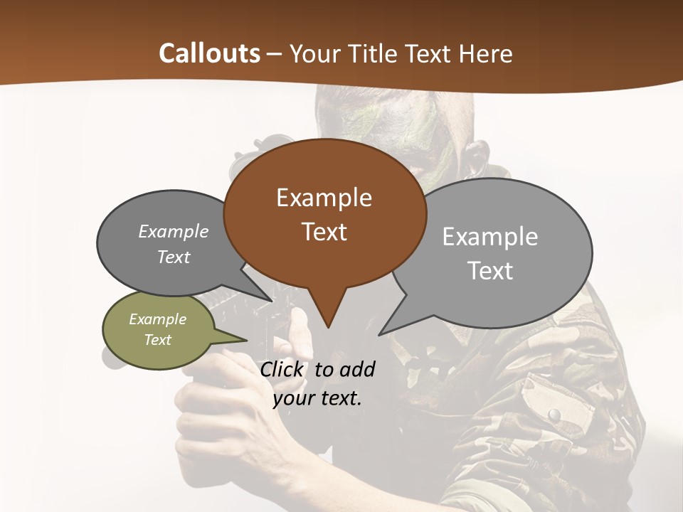 Abstract Lights Serious PowerPoint Template