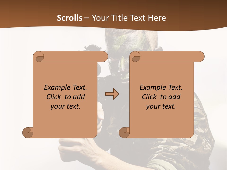Abstract Lights Serious PowerPoint Template