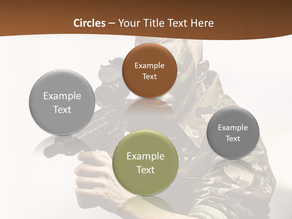 Abstract Lights Serious PowerPoint Template