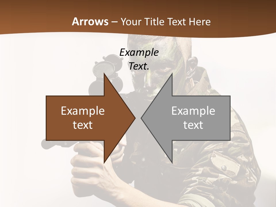 Abstract Lights Serious PowerPoint Template