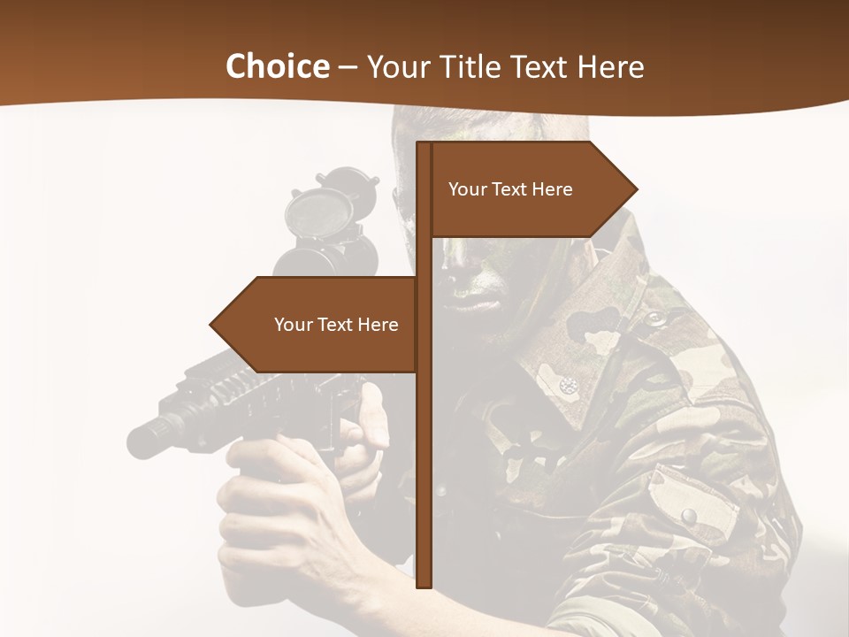 Abstract Lights Serious PowerPoint Template