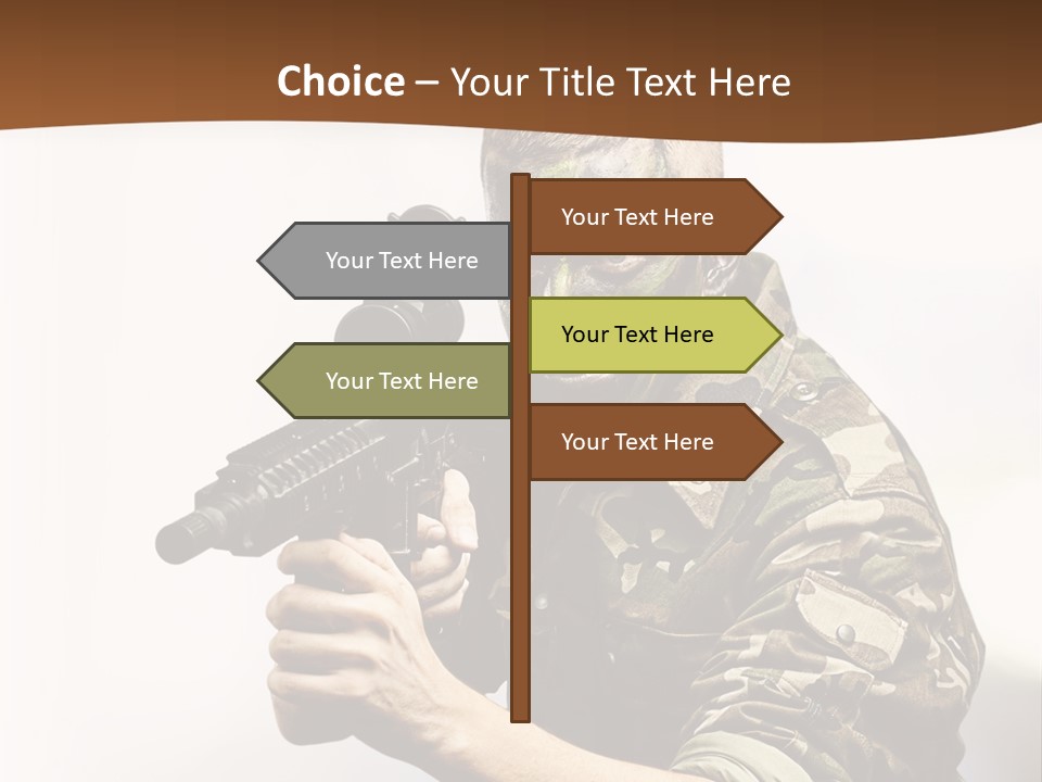 Abstract Lights Serious PowerPoint Template