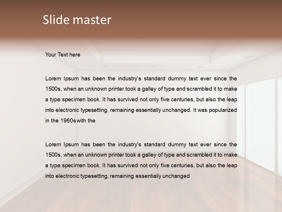 Meeting Inside Living PowerPoint Template