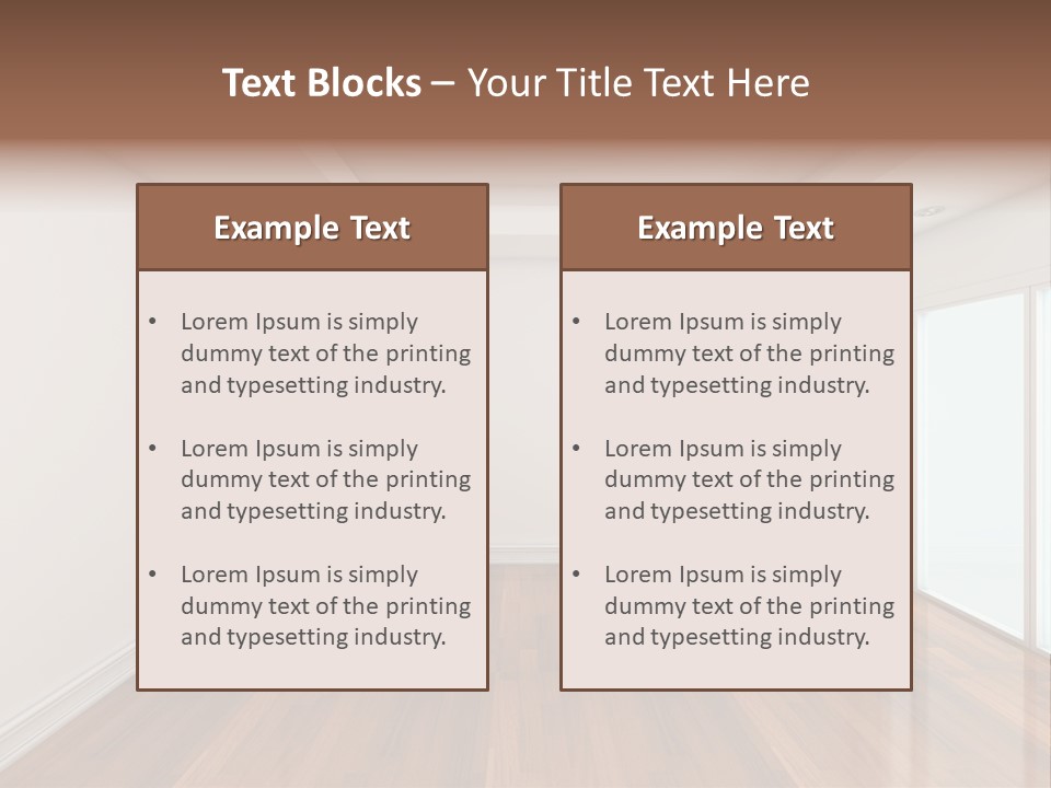 Meeting Inside Living PowerPoint Template