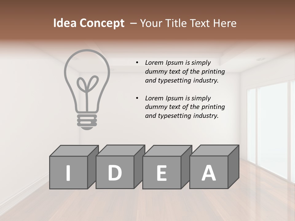 Meeting Inside Living PowerPoint Template