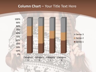 Facial Portrait White PowerPoint Template