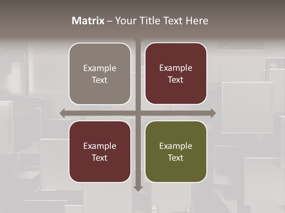 Array Silver Organization PowerPoint Template