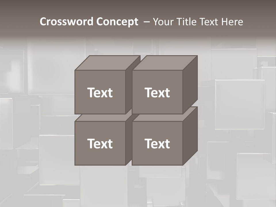Array Silver Organization PowerPoint Template