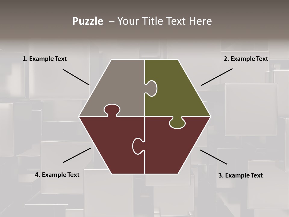 Array Silver Organization PowerPoint Template