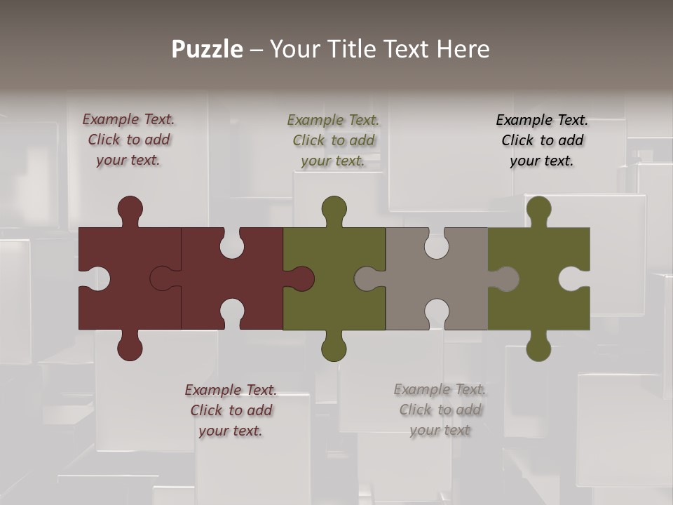 Array Silver Organization PowerPoint Template