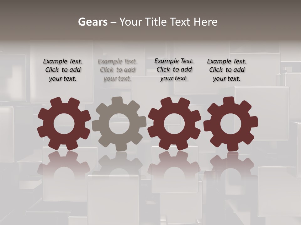 Array Silver Organization PowerPoint Template