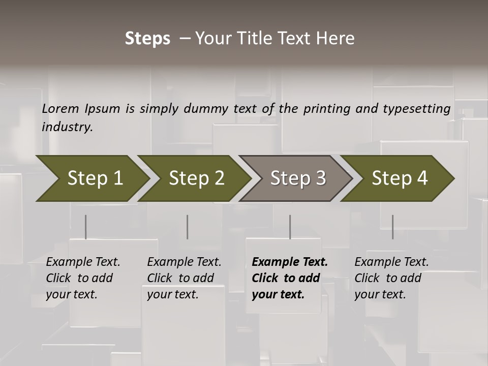 Array Silver Organization PowerPoint Template