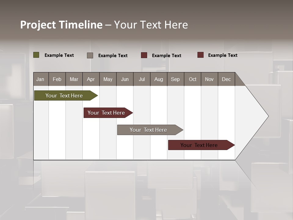 Array Silver Organization PowerPoint Template