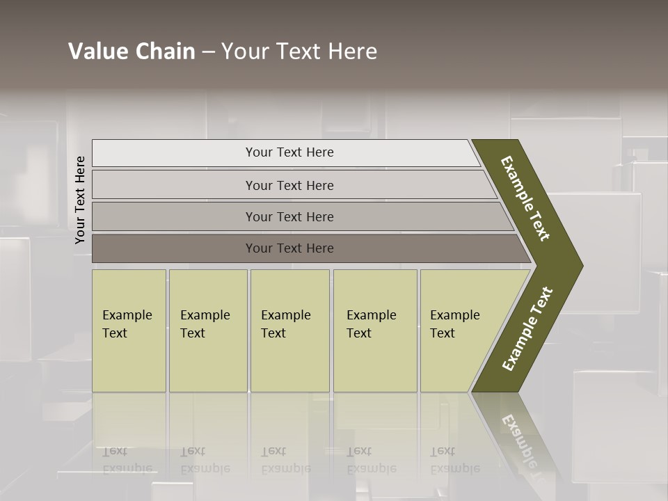Array Silver Organization PowerPoint Template