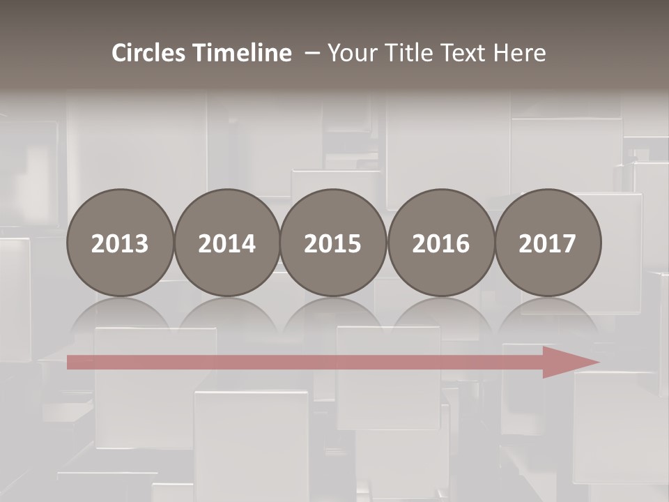 Array Silver Organization PowerPoint Template