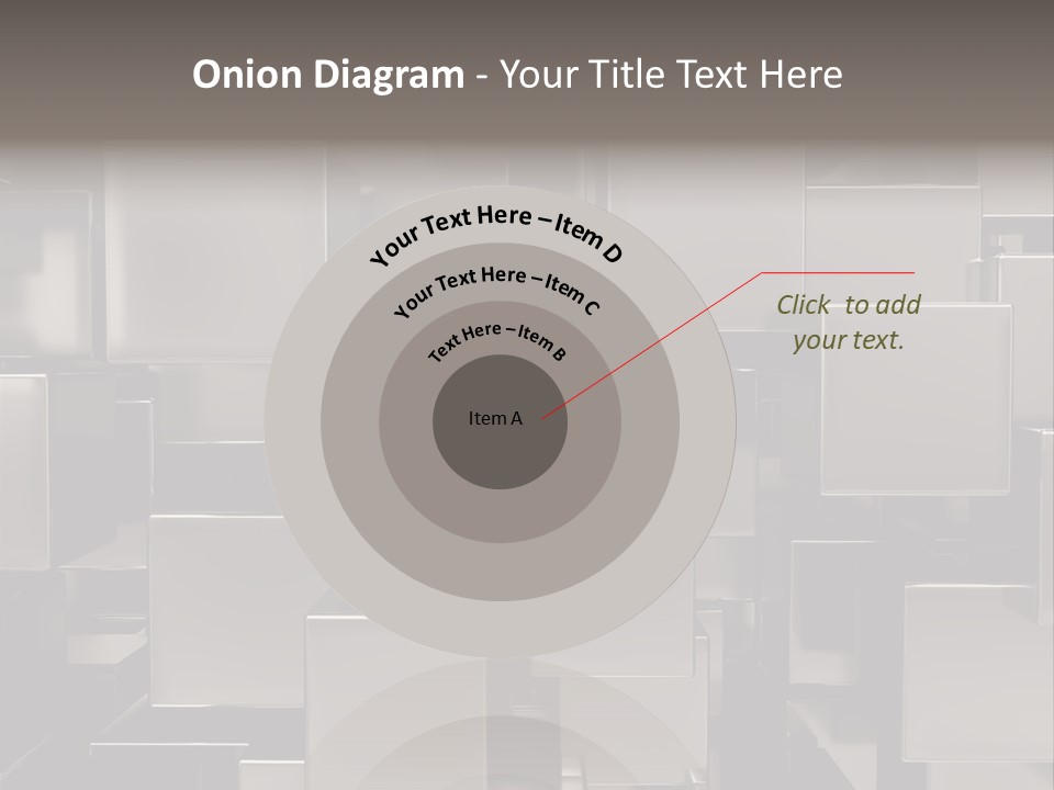 Array Silver Organization PowerPoint Template