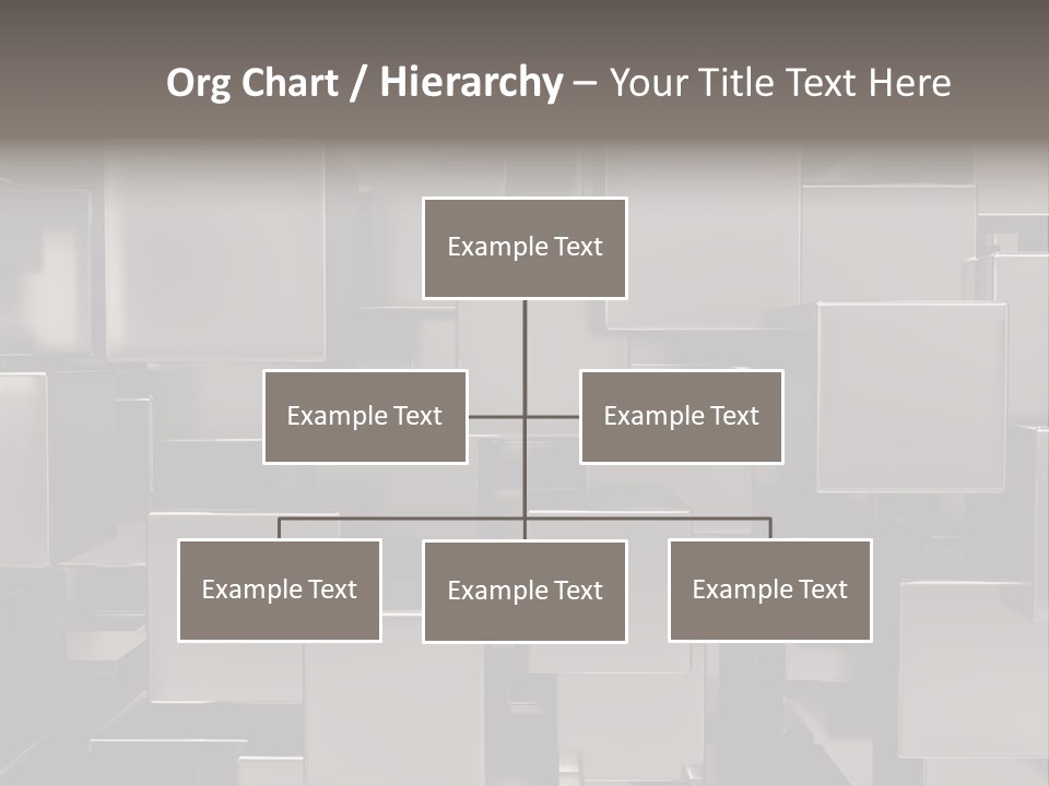 Array Silver Organization PowerPoint Template