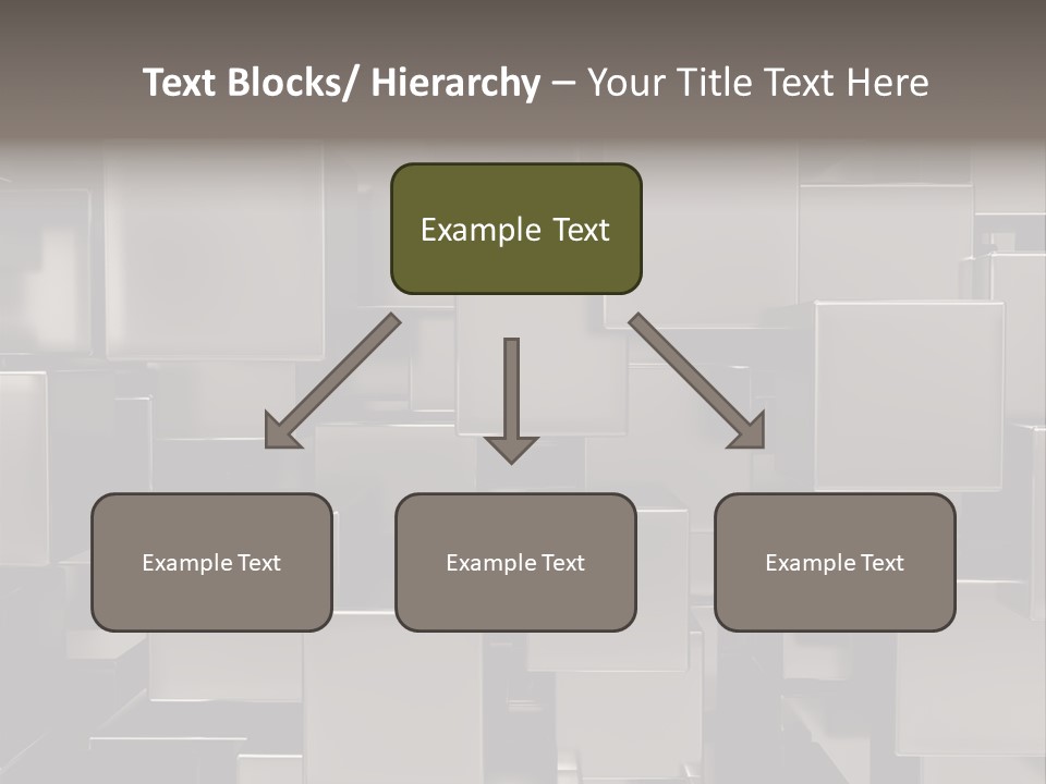 Array Silver Organization PowerPoint Template