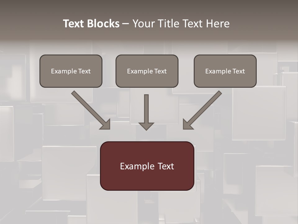 Array Silver Organization PowerPoint Template