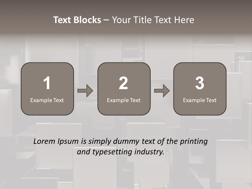 Array Silver Organization PowerPoint Template