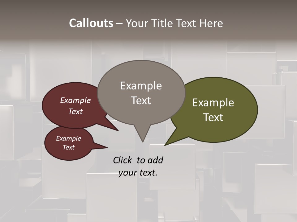 Array Silver Organization PowerPoint Template