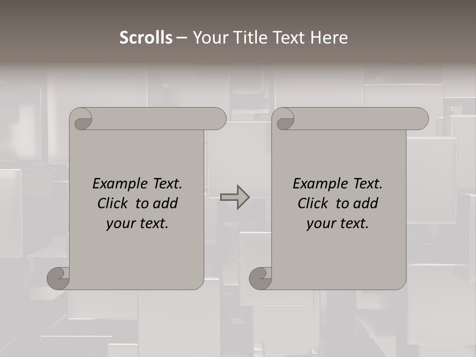 Array Silver Organization PowerPoint Template