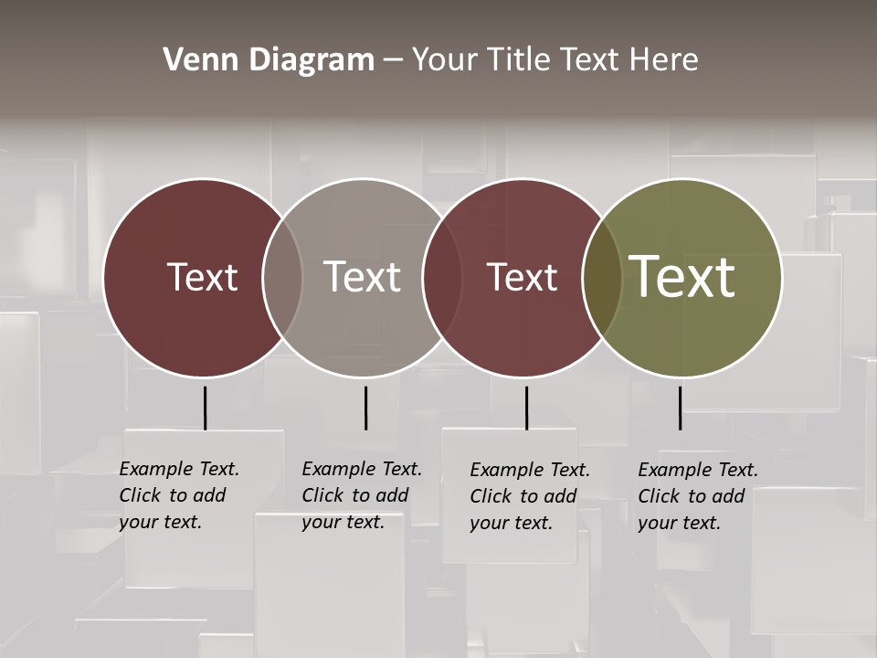 Array Silver Organization PowerPoint Template