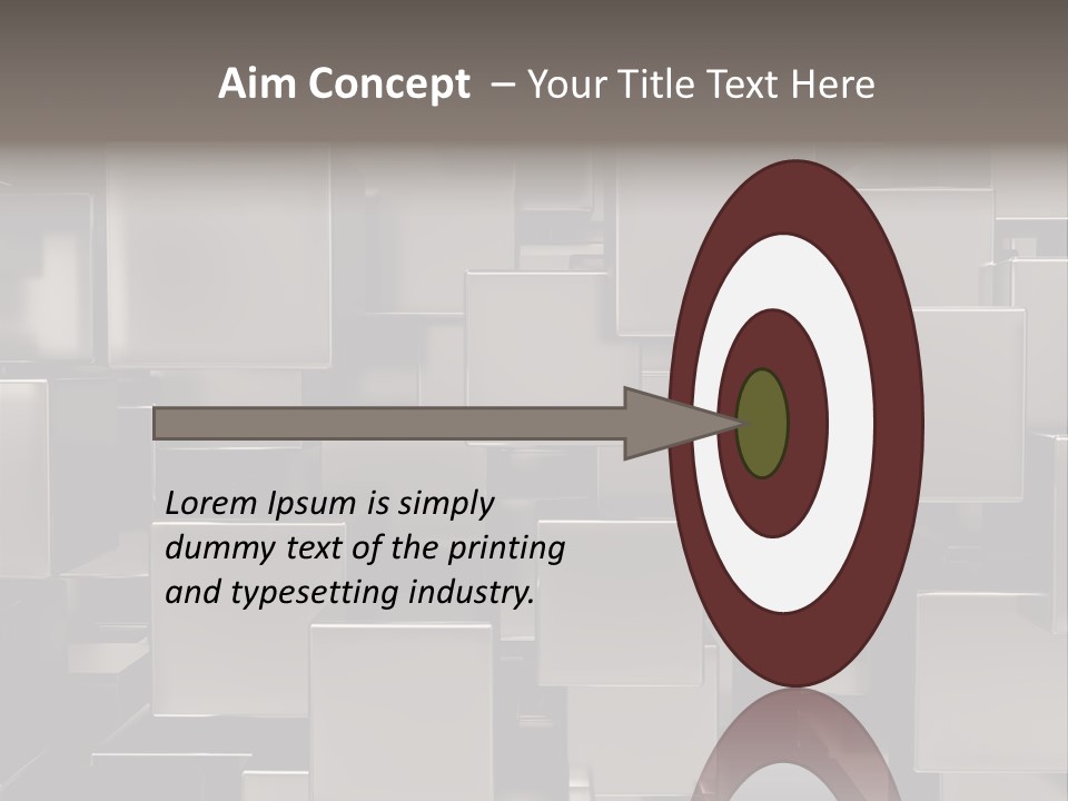 Array Silver Organization PowerPoint Template