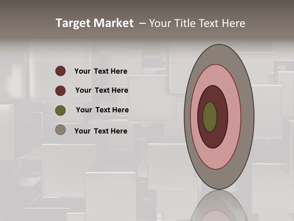 Array Silver Organization PowerPoint Template