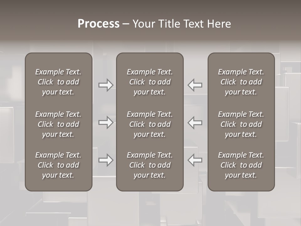Array Silver Organization PowerPoint Template