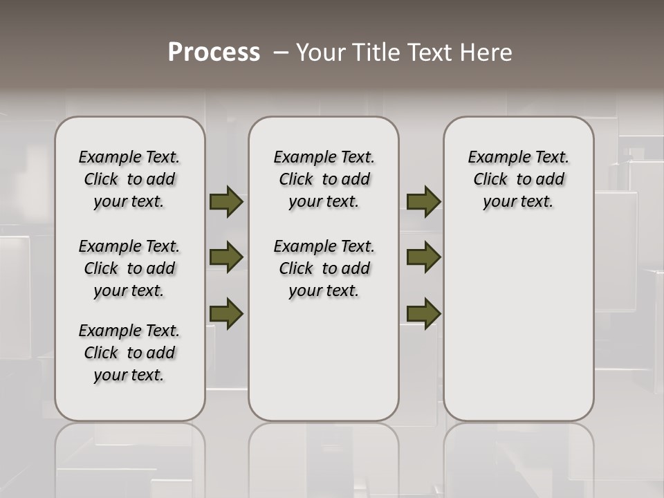 Array Silver Organization PowerPoint Template