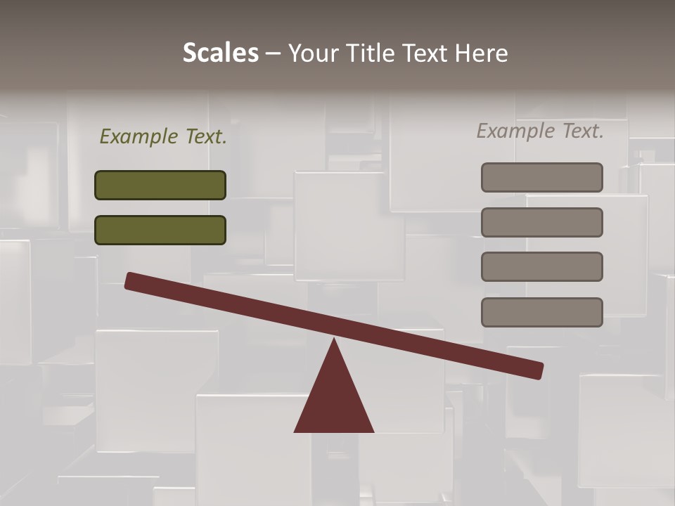 Array Silver Organization PowerPoint Template