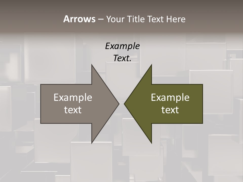 Array Silver Organization PowerPoint Template