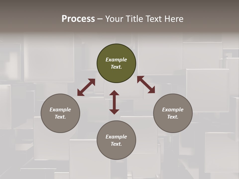 Array Silver Organization PowerPoint Template
