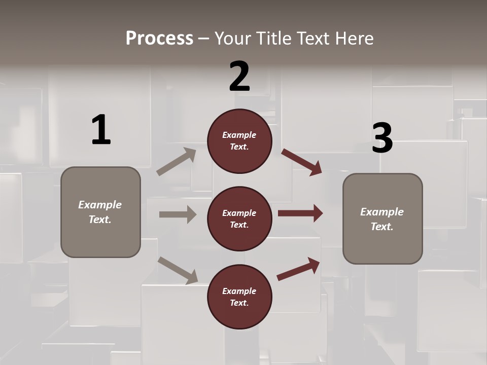 Array Silver Organization PowerPoint Template
