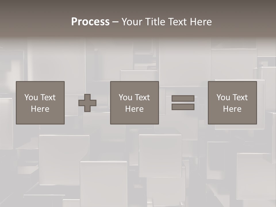 Array Silver Organization PowerPoint Template
