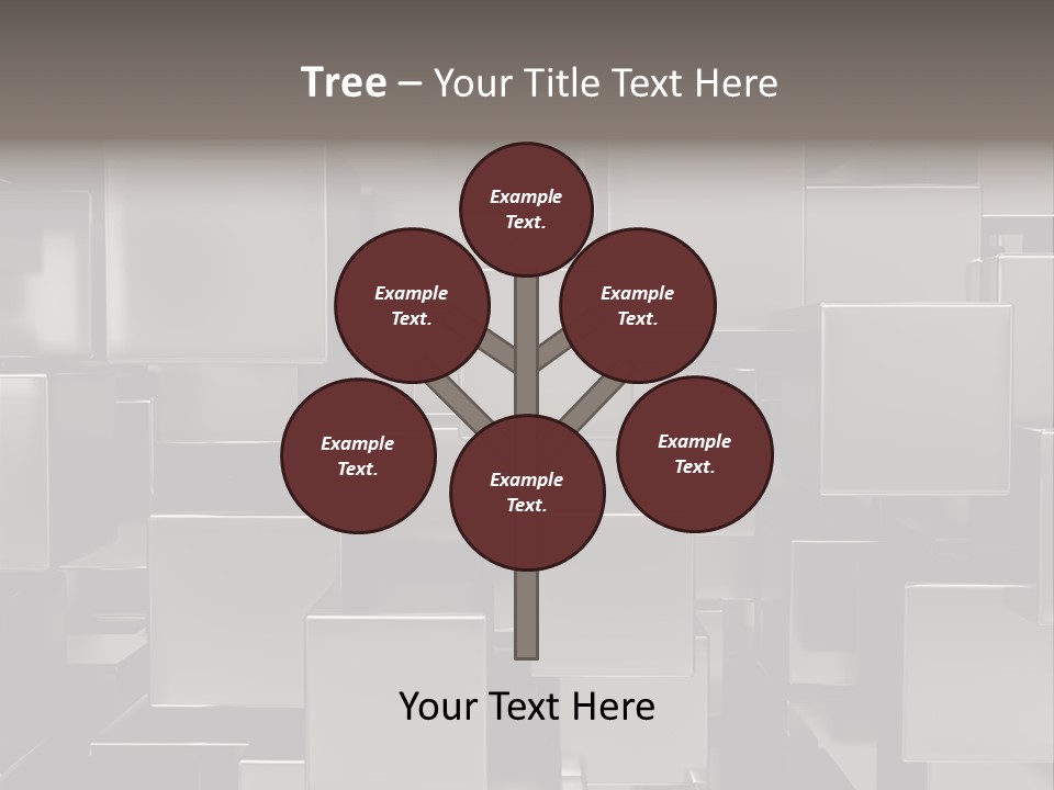 Array Silver Organization PowerPoint Template