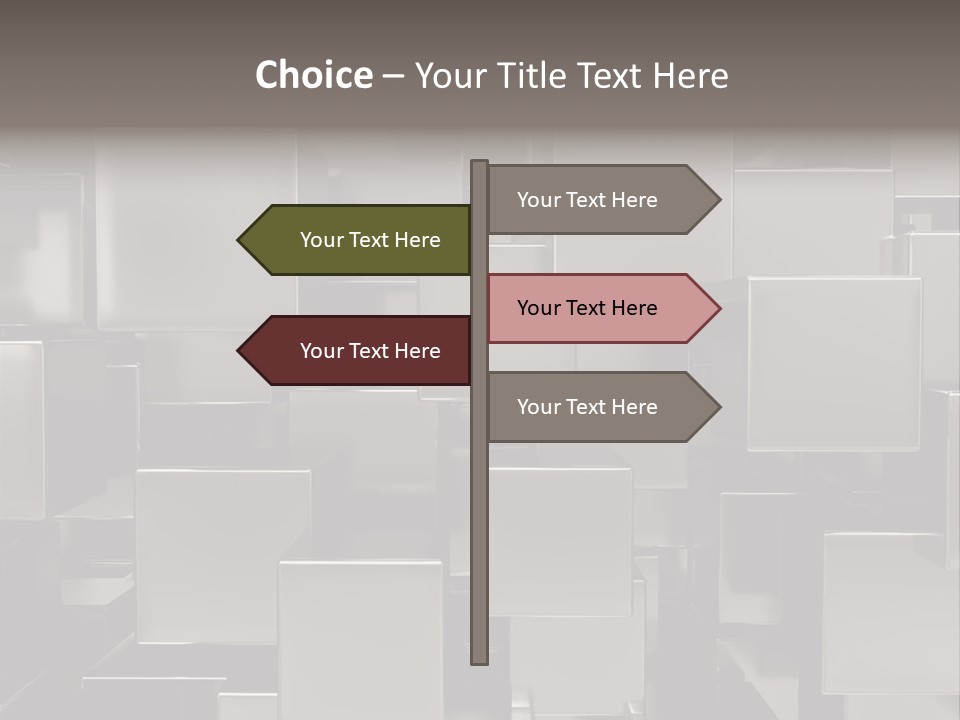 Array Silver Organization PowerPoint Template