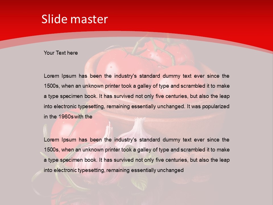 Flavoring Aromatic Lunch PowerPoint Template