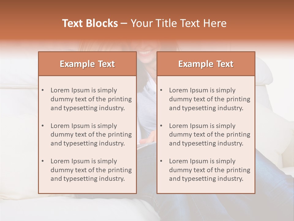 Home Modern Laughing PowerPoint Template