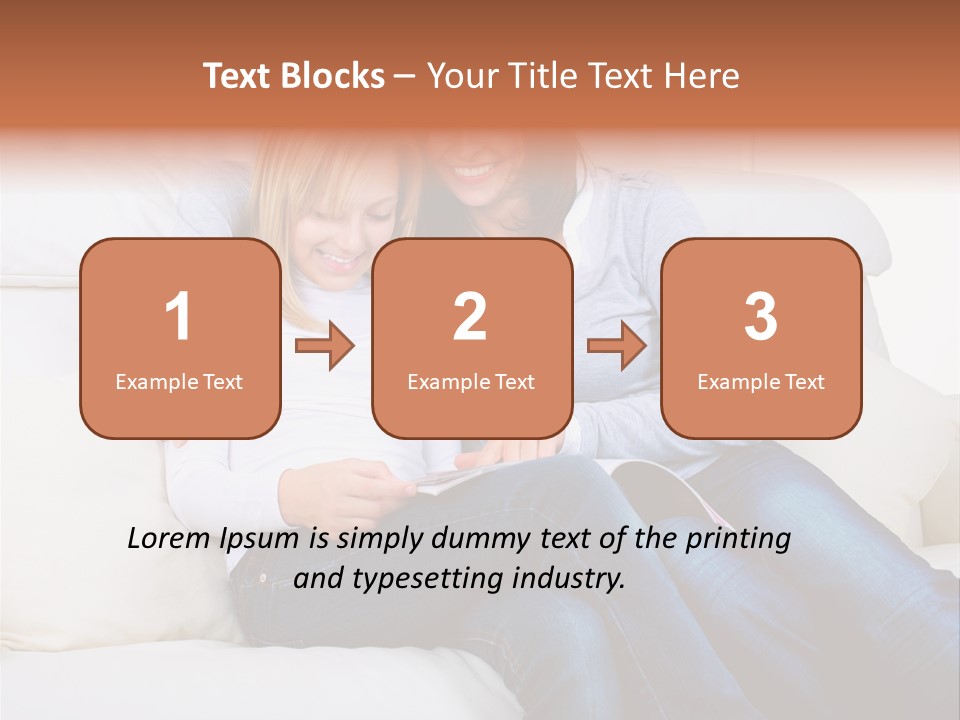 Home Modern Laughing PowerPoint Template