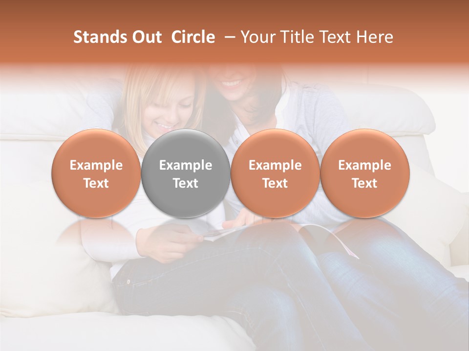 Home Modern Laughing PowerPoint Template