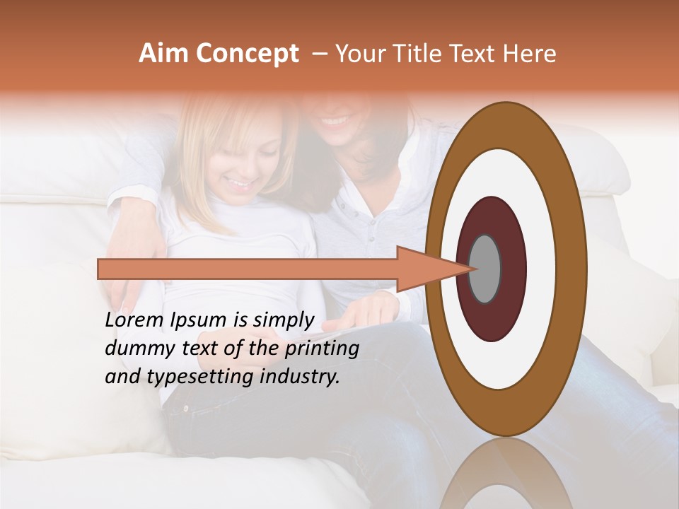 Home Modern Laughing PowerPoint Template