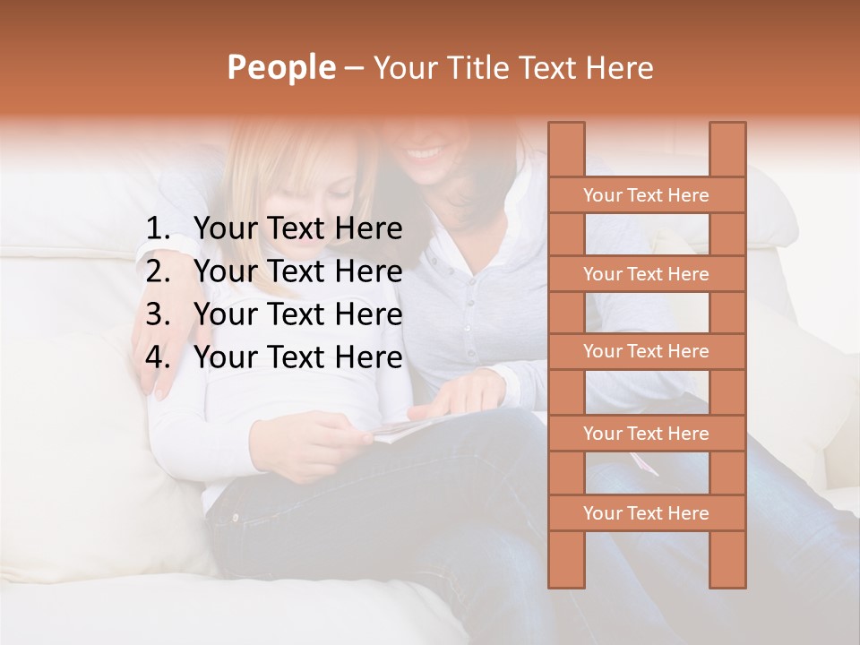 Home Modern Laughing PowerPoint Template