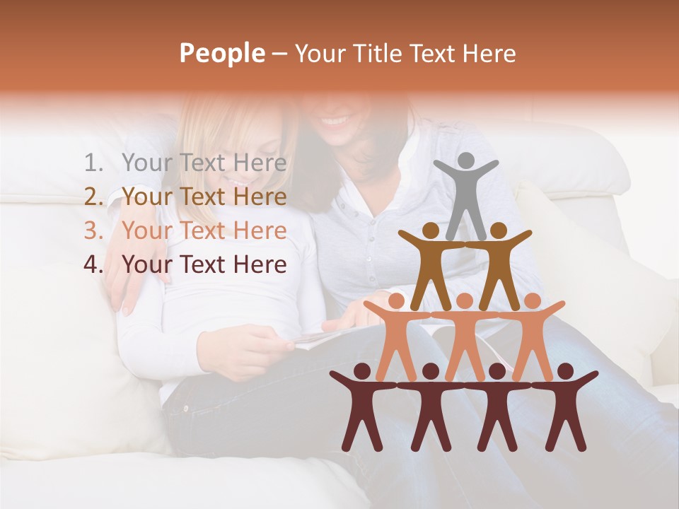 Home Modern Laughing PowerPoint Template