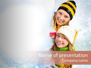 Showing New Person PowerPoint Template