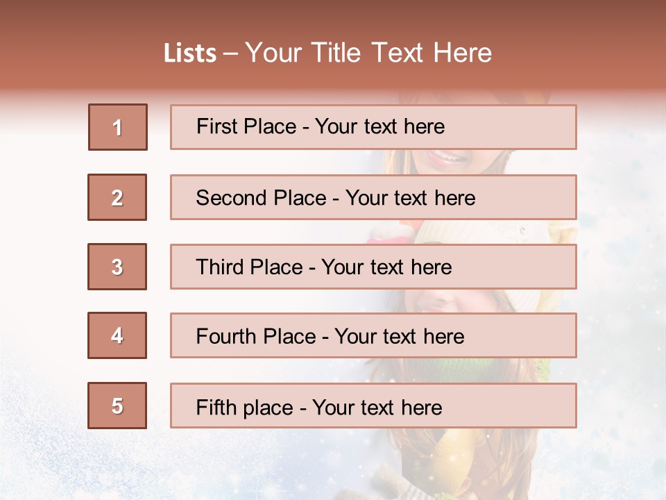 Showing New Person PowerPoint Template