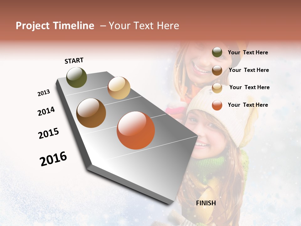 Showing New Person PowerPoint Template