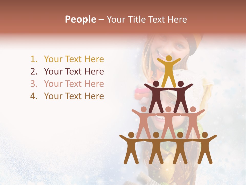 Showing New Person PowerPoint Template