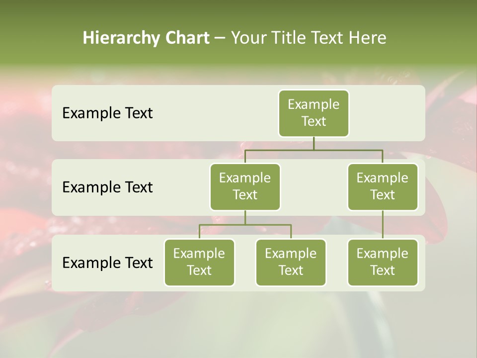 Drops Blooming Fresh PowerPoint Template